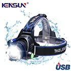 Мощный водонепроницаемый налобный фонарь для кемпинга 1000 люмен T6 18650 перезаряжаемый светодиодный налобный фонарь