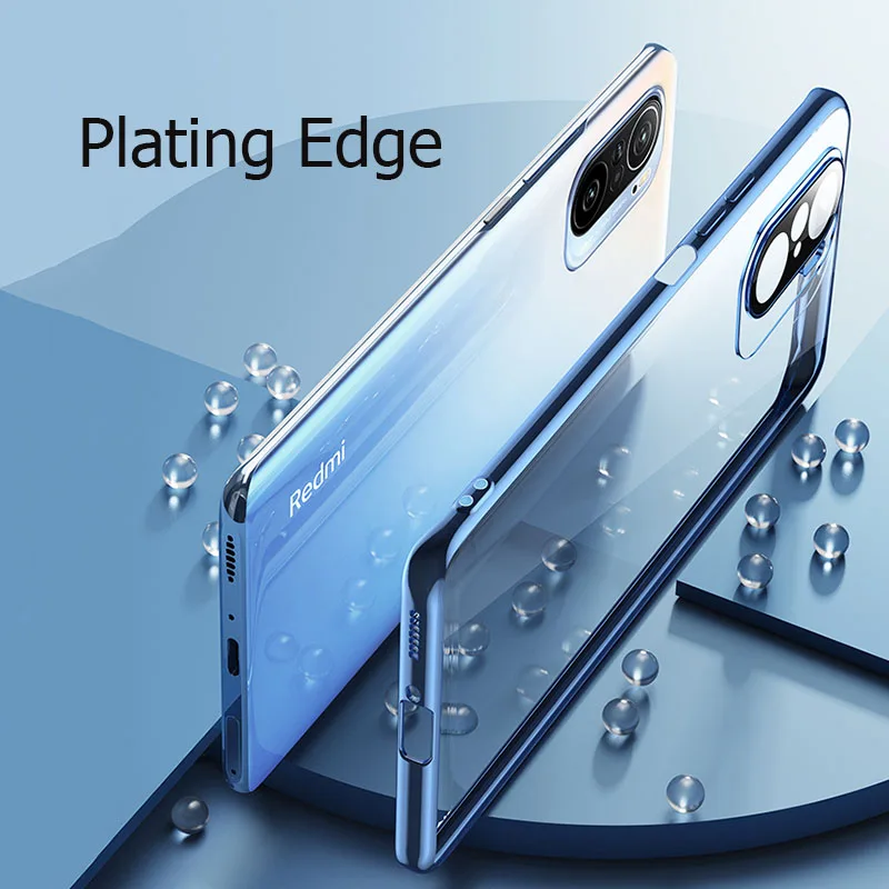 for xiaomi redmi note 10 pro case plating soft clear cover for redmi note 11 pro 11s note 10 10s poco f3 m3 pro 5g phone cases free global shipping