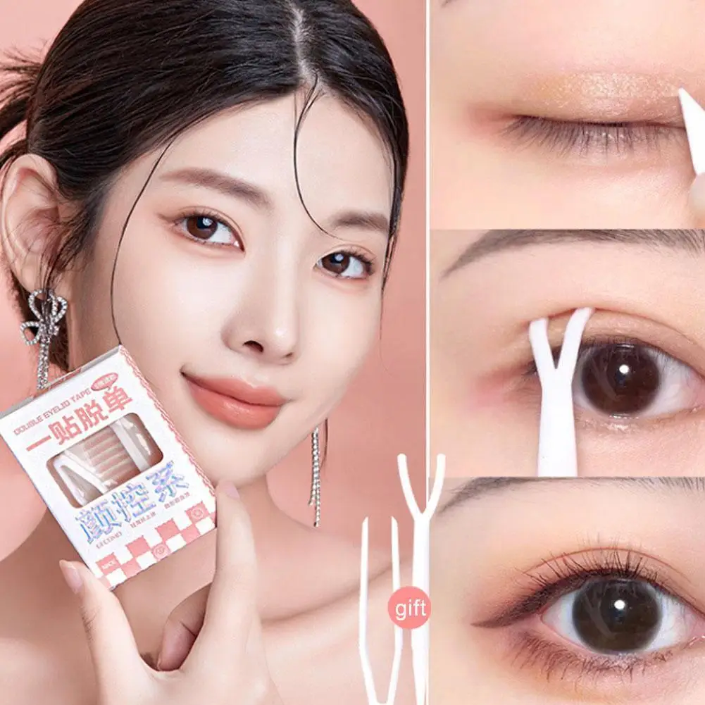 

Simulation Invisible Double Eyelid Paste Natural Traceless Large Single Eyelid Beauty Paste Lasting Styling Inside Double E W9B0