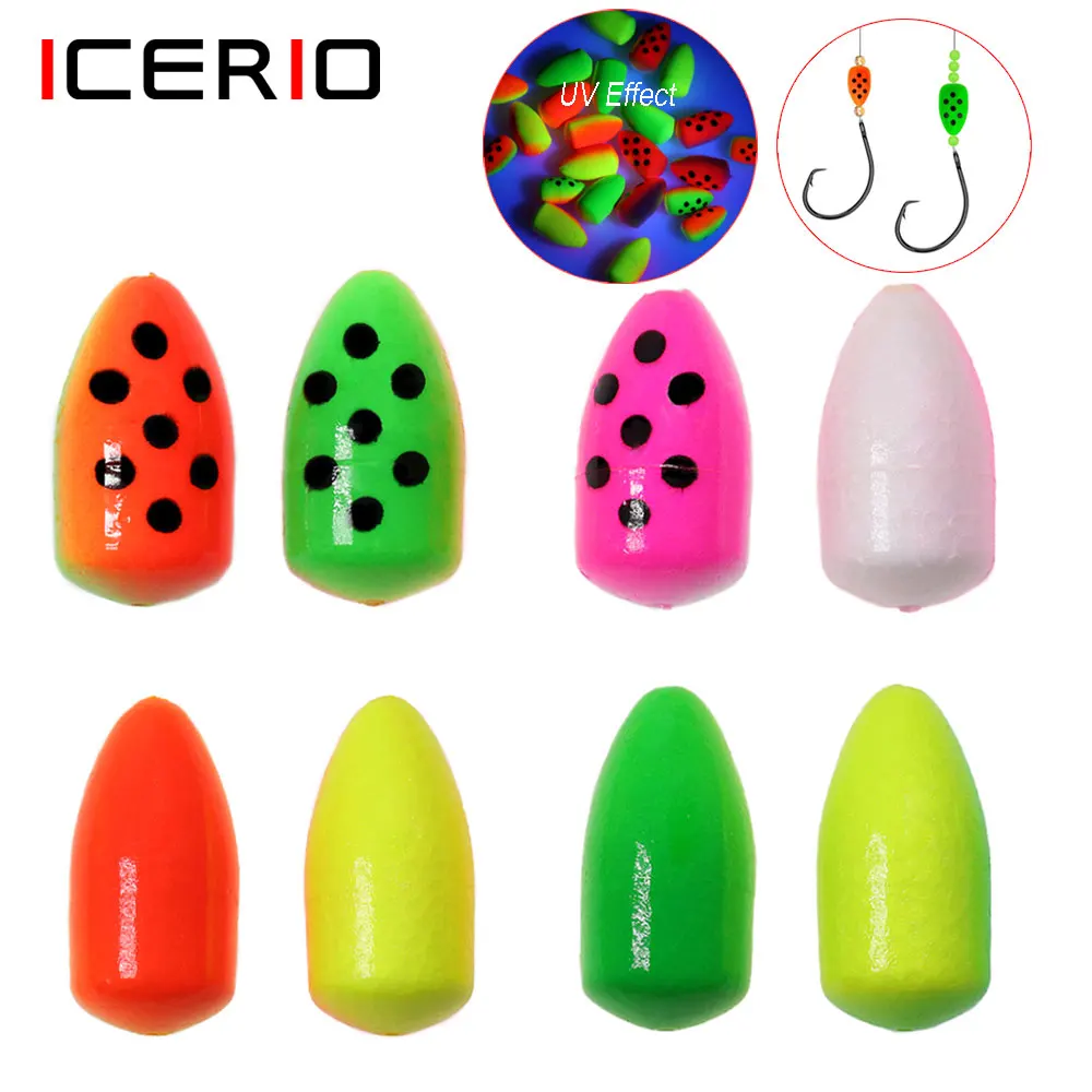 ICERIO 20 шт. Овальный поплавок из пенопласта для морской рыбалки индикатор