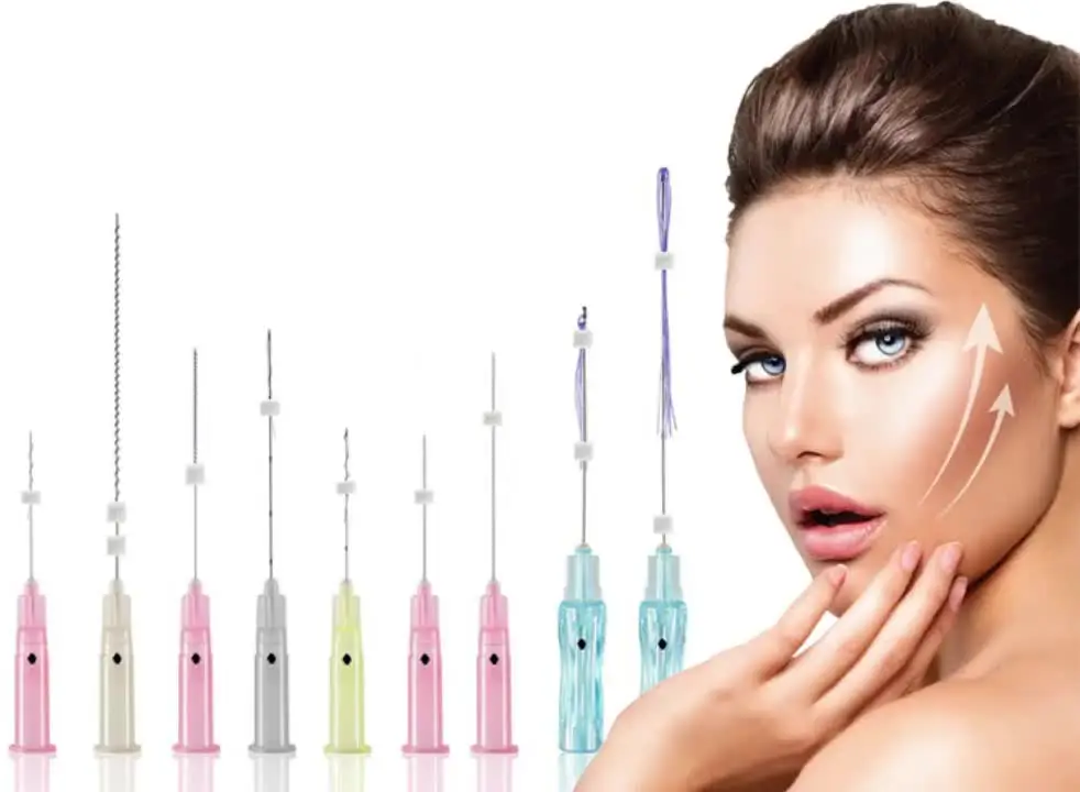 

Korean made surgical suture PCL nose thread 19G 38mm face lift
