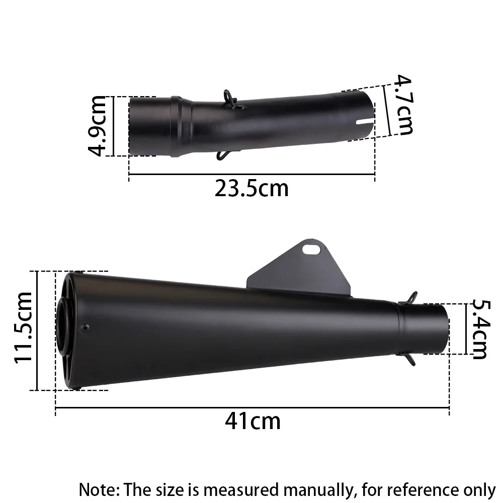 Для HONDA Rebel 250 мотокросс выхлопная труба Escape Moto средняя Pitbike мотоциклетный