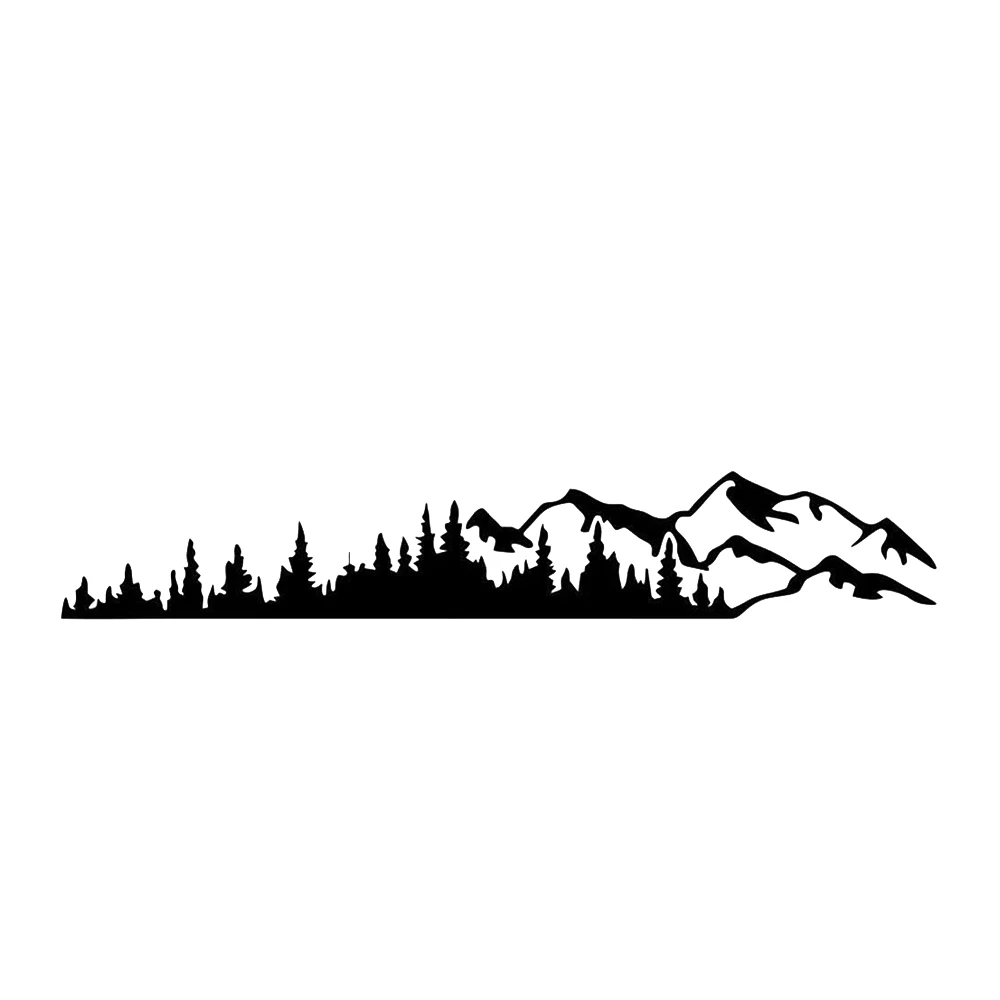 

RV Motorhome Side Body Window Bumper Sticker Large Mountain Tree Decal Sticker Decoration for Car RV Truck