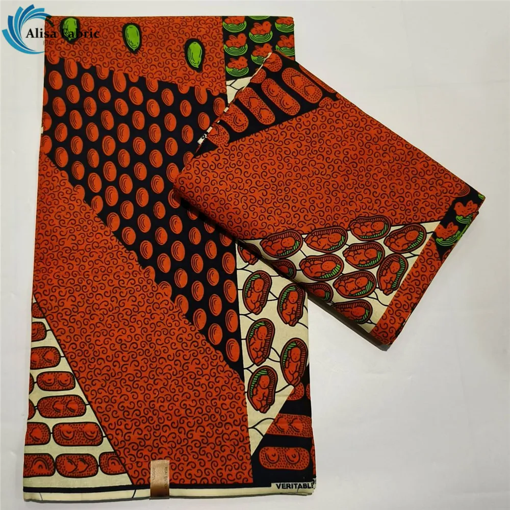 

Ankara Block Prints Batik Fabric Veritable Wax African Wax Fabric Nigerian Dutch Hollandais Pagne 100% Cotton For Sewing VL-10