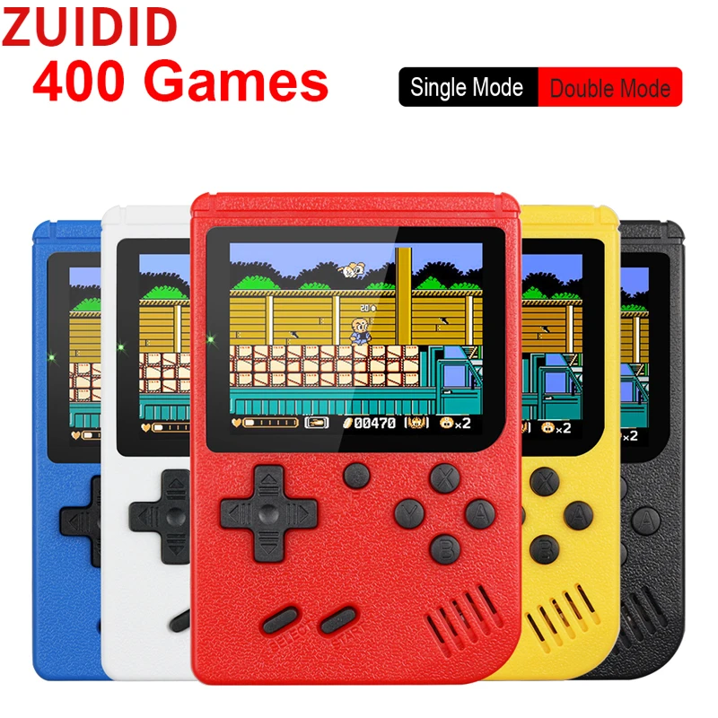 

Retro Portable Mini Handheld Video Game Console 8-Bit 3.0 Inch Color LCD Kids Player Built-in 400