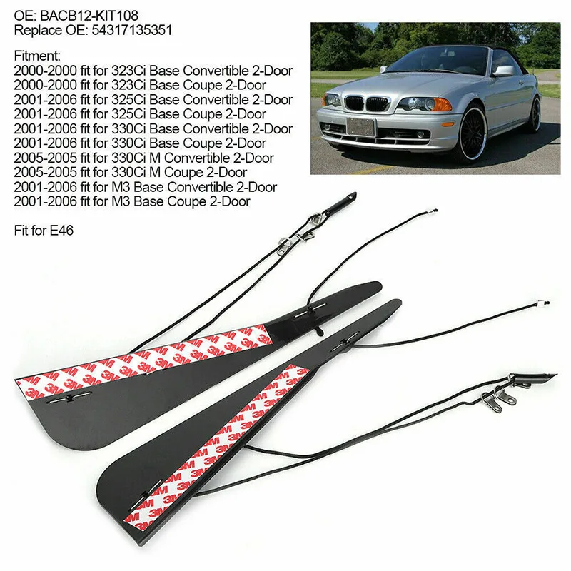 

Для BMW E46 кабриолета крыши верхней C колонны Ремонтный комплект OEM 54317135351