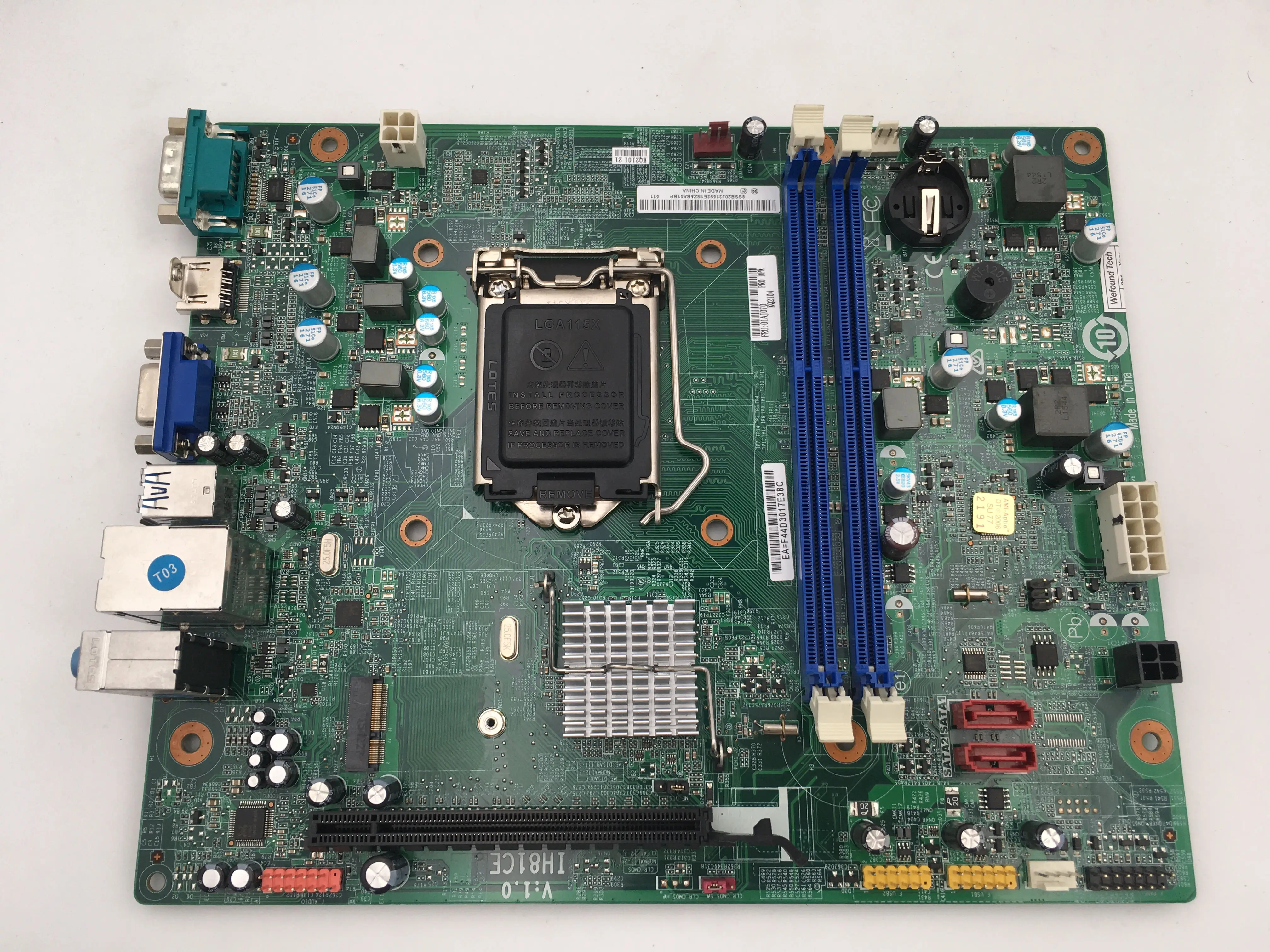 

IH81CE V1.0 H81H3-LD для материнской платы Lenovo S500 01AJ070 01AJ069 KQ2105
