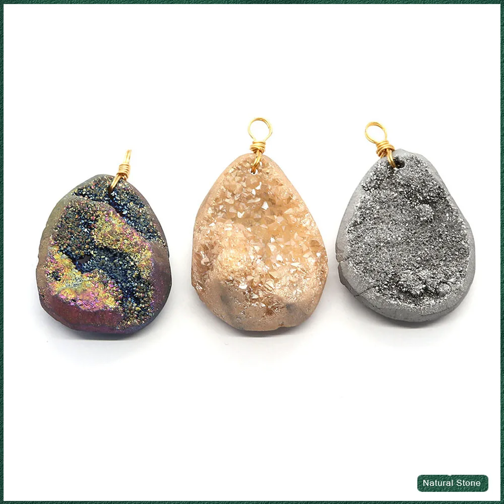 

Water Drop Irregular Water Drop-shaped Pendant Diy Charms for Jewelry Making Necklace Women's Earrings Charm Accessories