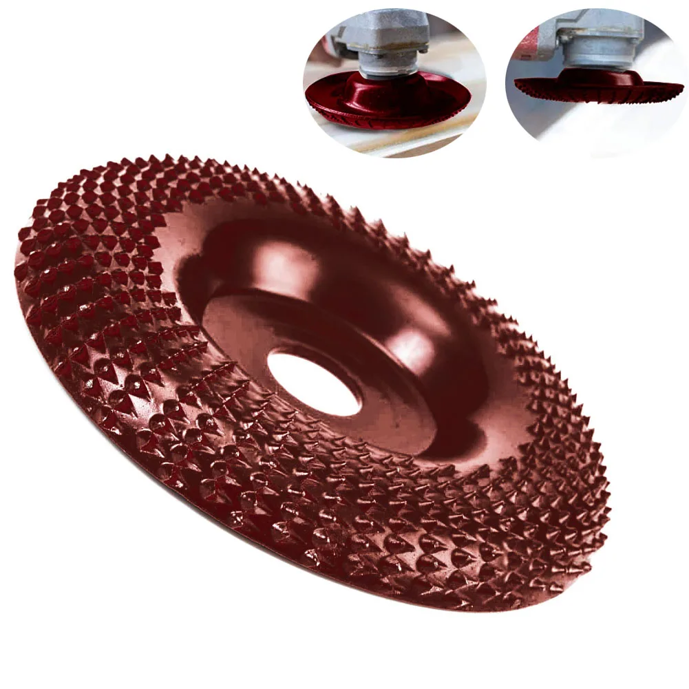 

Tungsten Carbide Grinder Wheel Disc 4 Inch Wood Shaping Wheel Wood Grinding Shaping Disk Power Tools Accessories