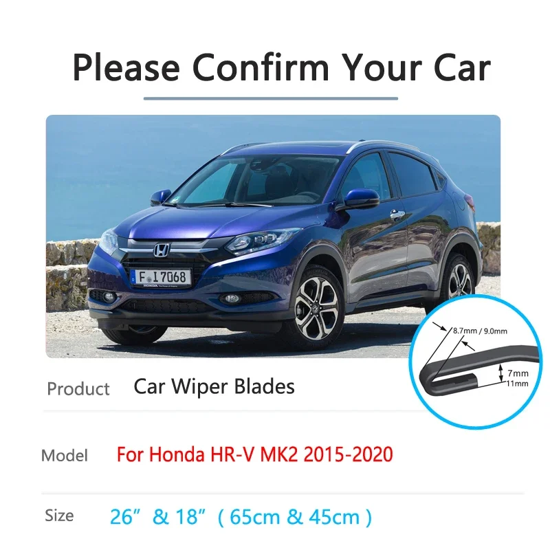 Для Honda HR-V HRV MK2 2015 2016 2017 2018 2019 2020 RU щетка для лобового стекла автомобильные