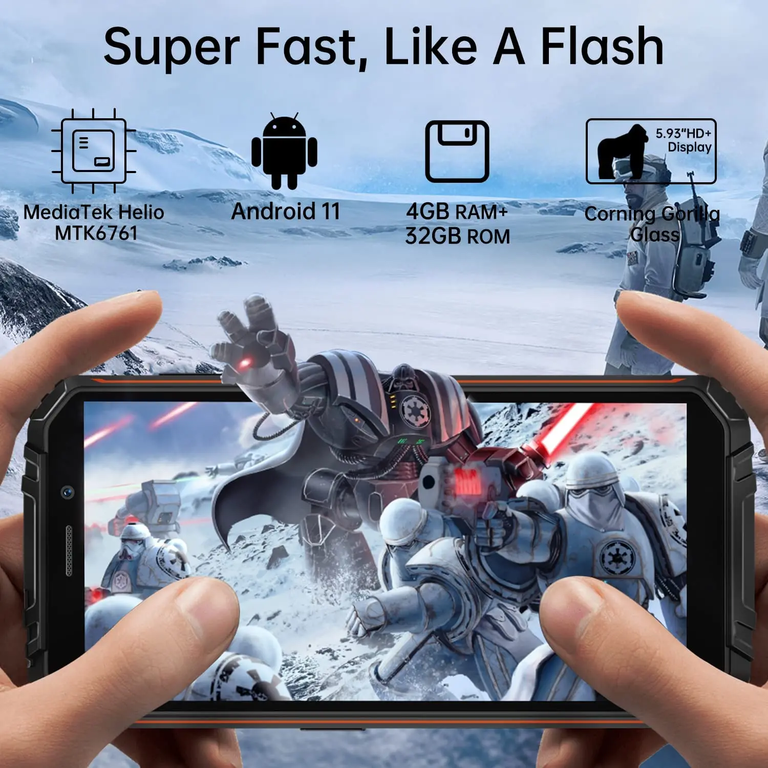Рисунок 4 - Oukitel защищенный смартфон на