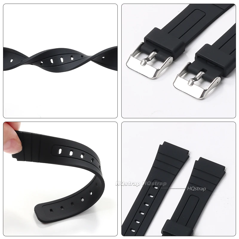 Ремешок силиконовый для Casio W800H W800H A158168 AE12001300 SGW400 F91W F84 F105108 (art.: 3920c885948fe) - 3920c885948fe