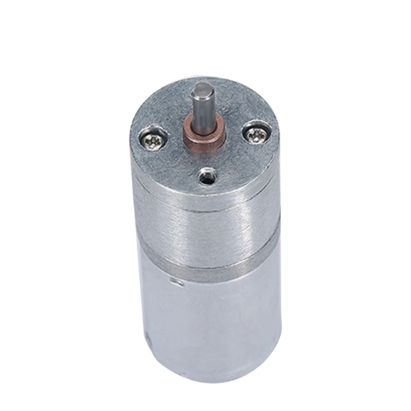 

6V/12V/24V High Torque Electric Micro Speed Reduction Geared Motor 12 RPM to 1360 PM Eccentric Output Shaft 25GA370