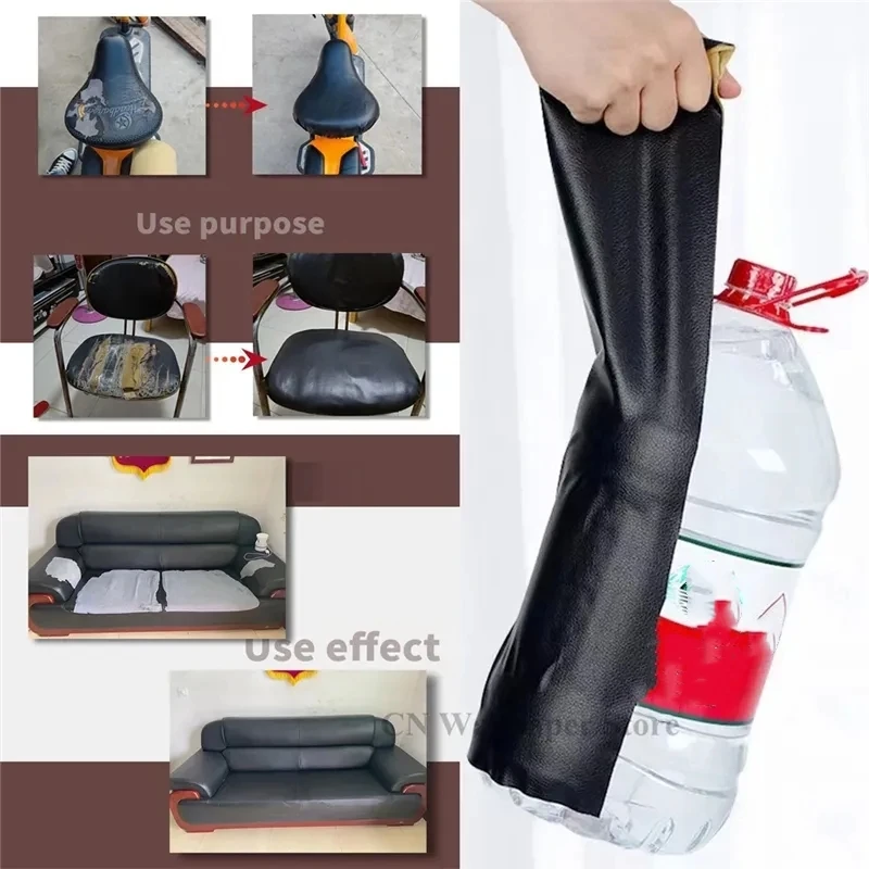 Клейкая наклейка из натуральной кожи с принтом