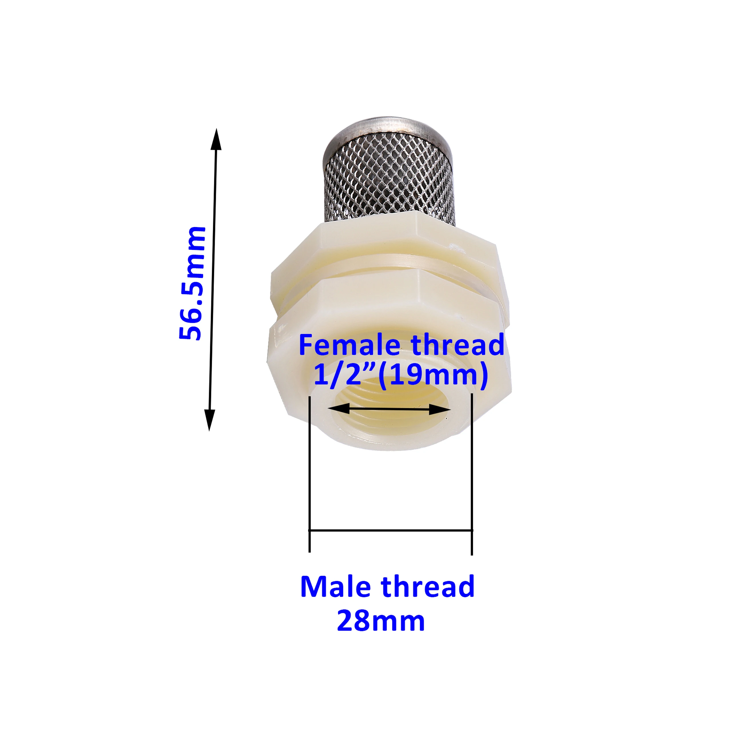 

Фильтр для шланга из нержавеющей стали 1/2" 3/4"