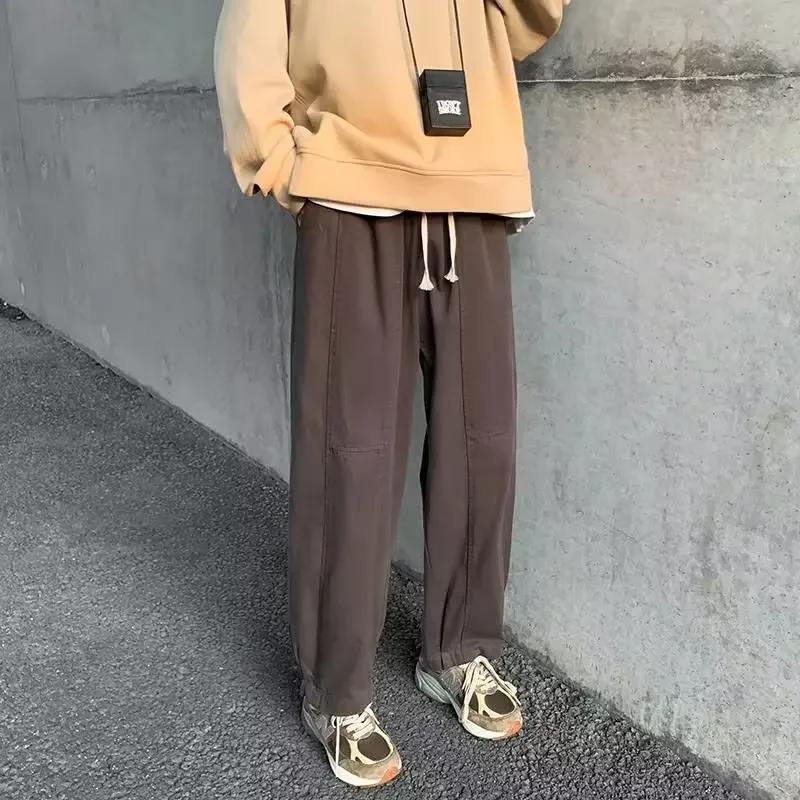 Новинка 2024 мужские джинсы модные винтажные прямые брюки в американском стиле