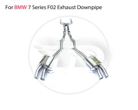 hmd stainless steel exhaust system performance catback is suitable for bmw 730i 740i f02 car valve muffler
