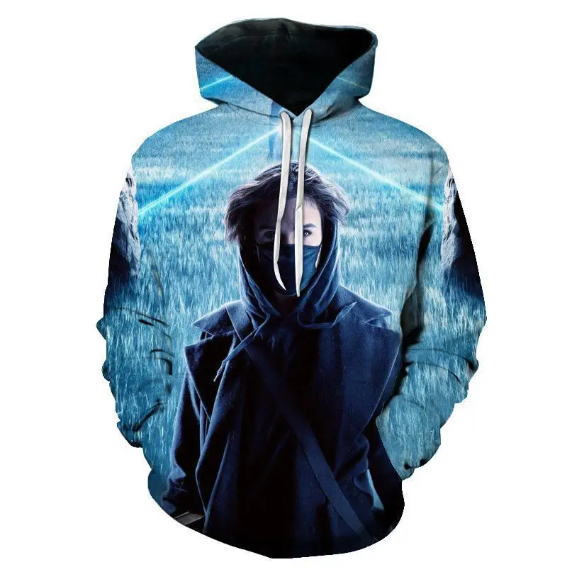 

The 3D digital printed electronic Alan Walker hoodie for men has exploded across the border