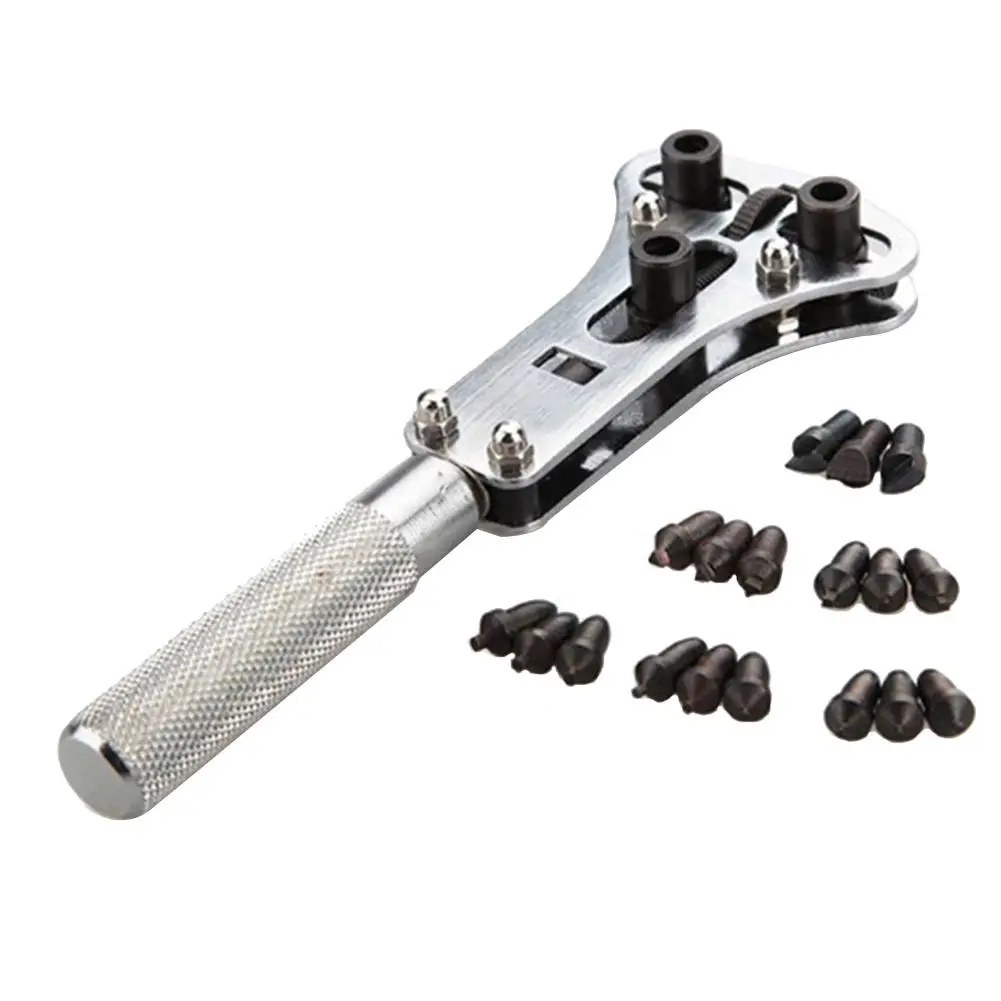 

Watch Repair Tool Wrist Watch Case Opener Adjustable Screw Back Remover Wrench Repair Tool Watch Case Opener Wrench Watch
