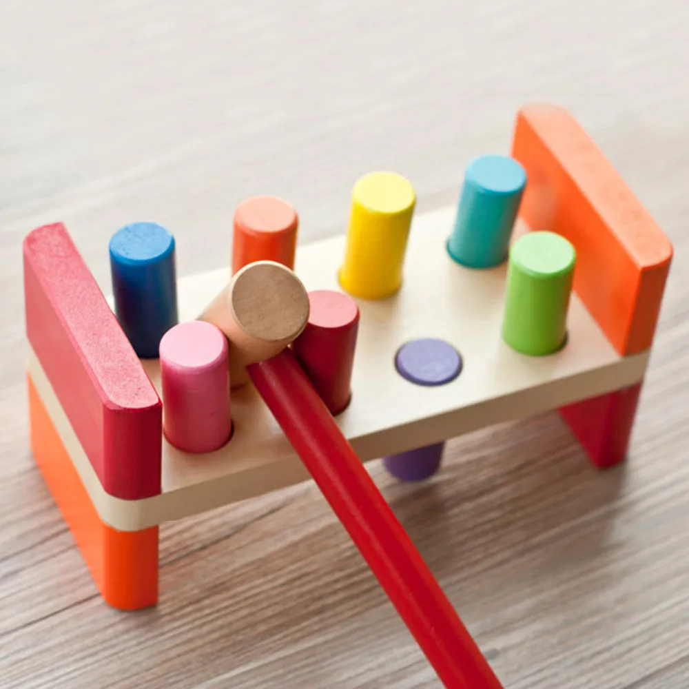 

Stem Building Kits for Adults Wooden Instruments hammering Mallet Toy Bench with Block Punch Stem Building Kits for Toddlers