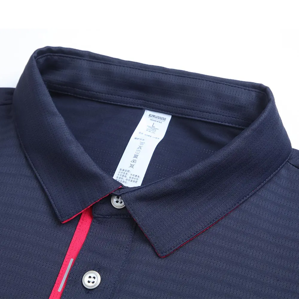 Высококачественная рубашка-поло для гольфа быстросохнущая Спортивная футболка