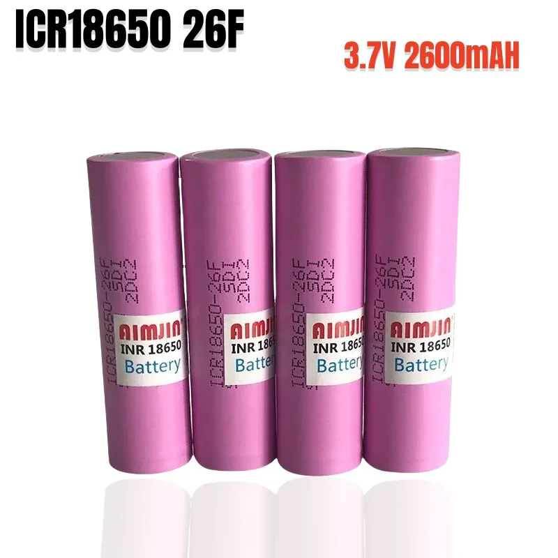 3 7 В 2600 мАч 18650 аккумулятор для Samsung ICR18650 26F сменный литий-ионный