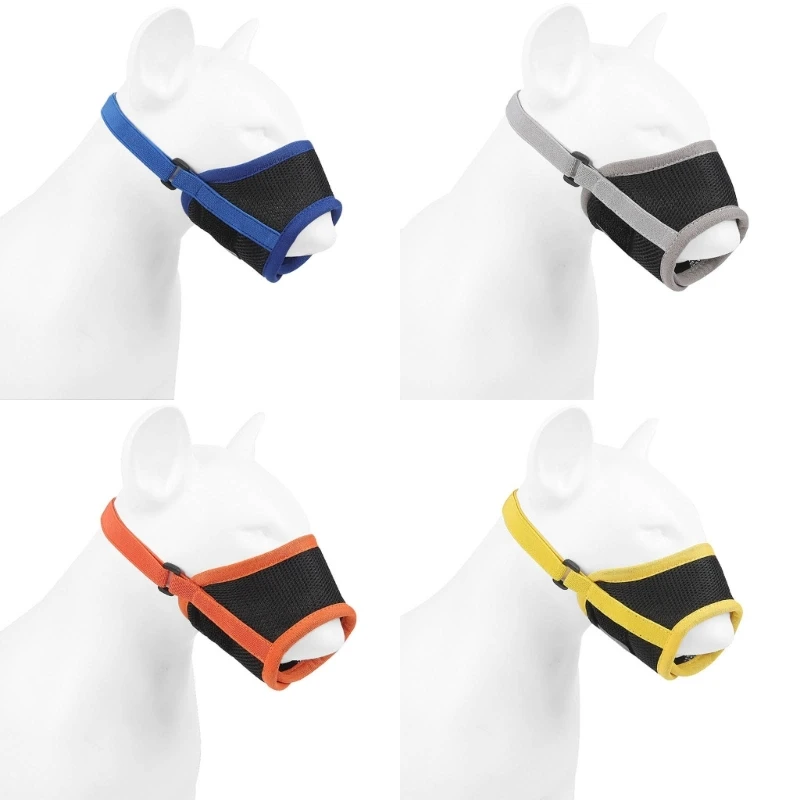 

Регулируемый намордник для собаки, намордник для собаки, дышащий намордник на ремешке