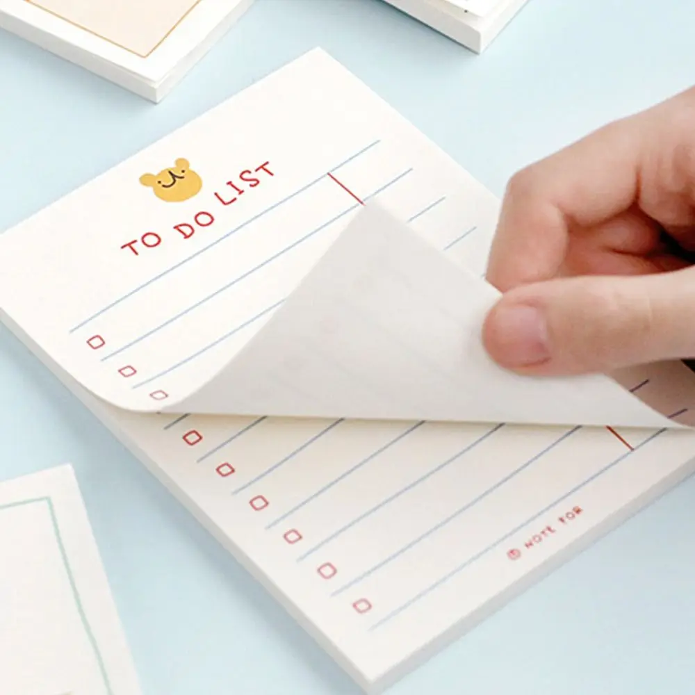 

Daily Weekly Schedule Notepad Multicolor To Do List Timetable Memo Pad Planning Stationery