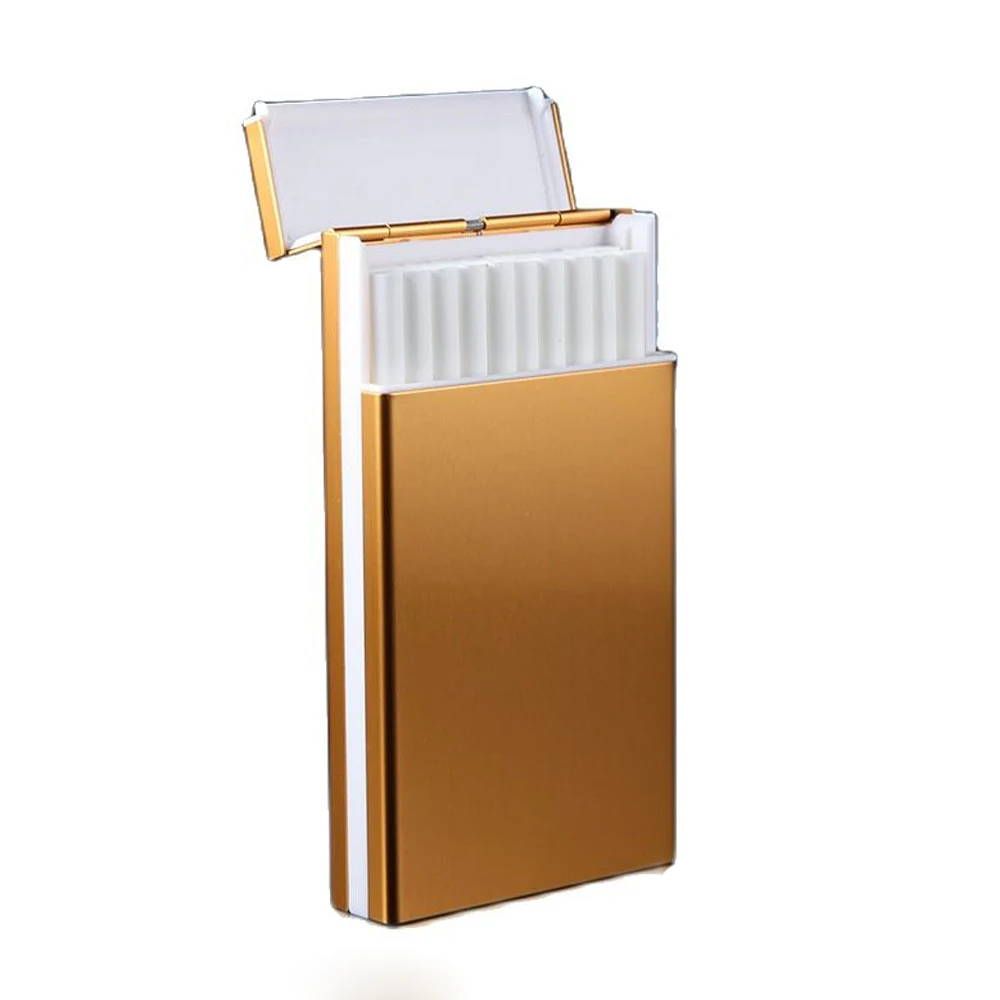 

Ultra-Thin Portable Cigarette Case For Slim 20 Cigarette Box Aluminum Plastic Box