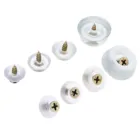 10 шт., мягкие резиновые прозрачные Нескользящие бесшумные колпачки для ножек стула