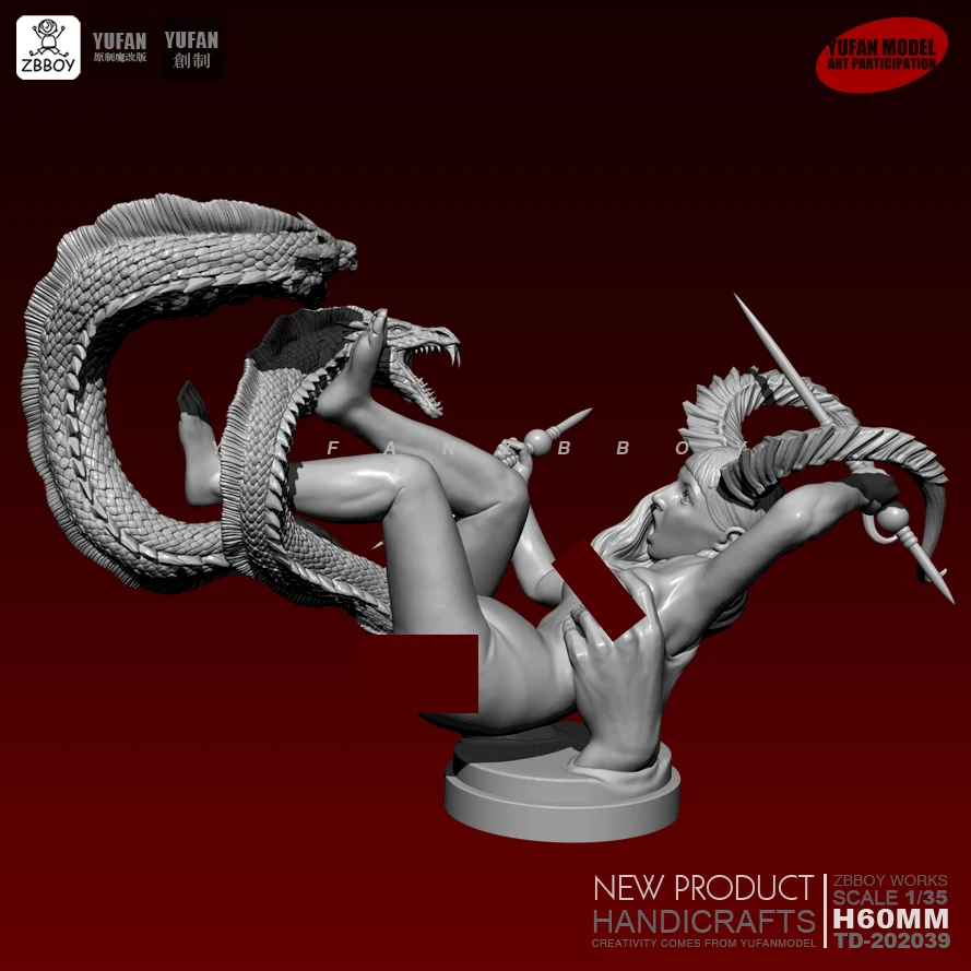 

1/35 Satan's Daughter Resin Soldier TD-202039