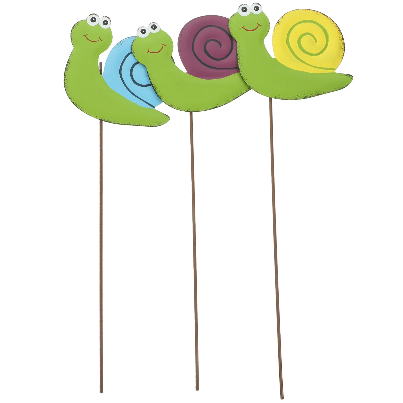 

Snail Stick Snails Planter Decor Garden Ornaments Stakes Yard Decors Decorative
