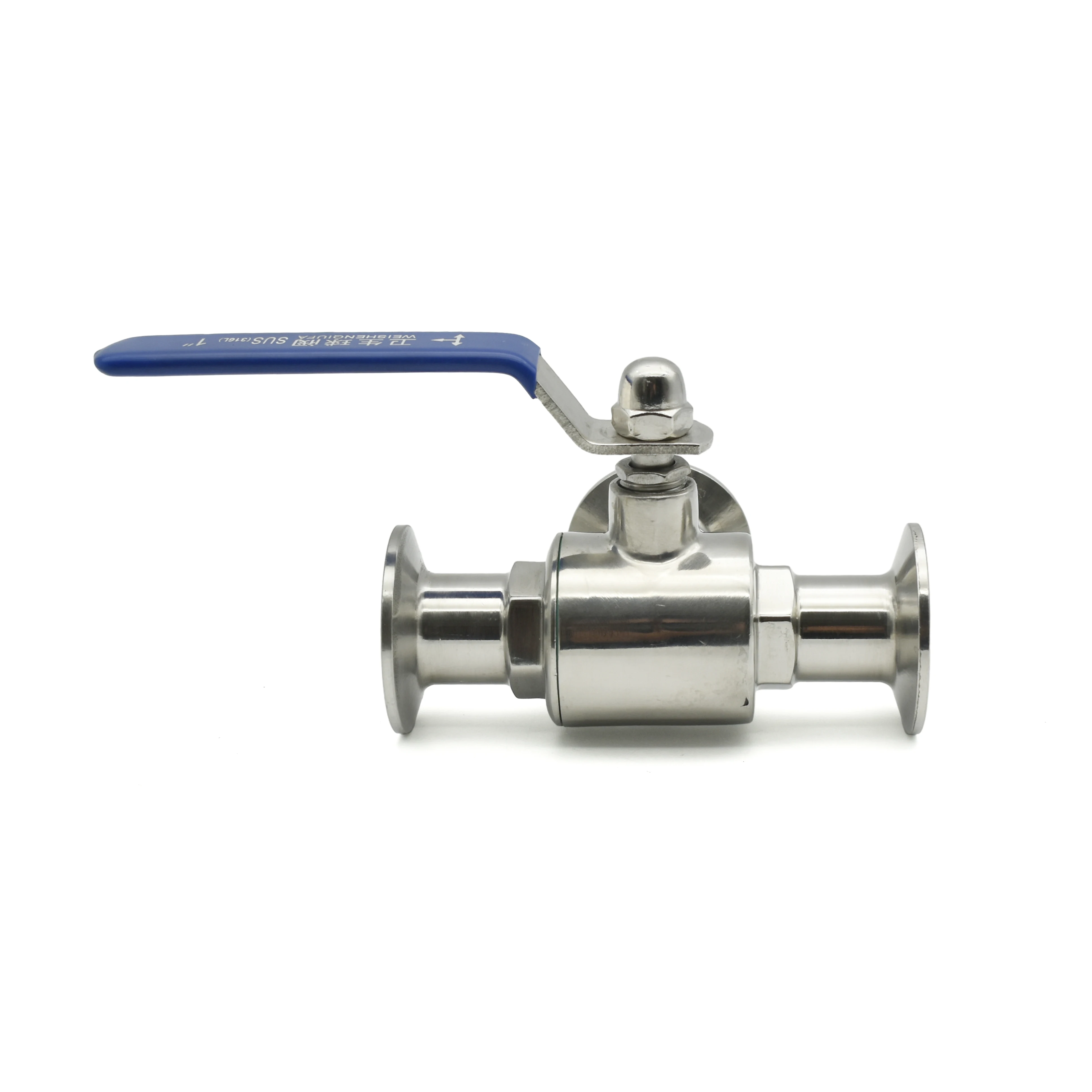 Санитарный 3-ходовой шаровой клапан из нержавеющей стали SS304