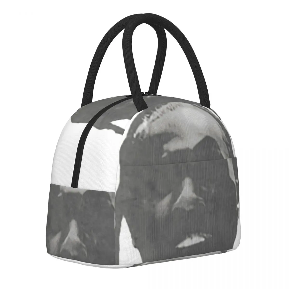 

Сумка для ланча Pop Smoke Meet The Woo, повседневный Ланч-бокс знаменитостей, уличная Портативная сумка-холодильник, водонепроницаемые графические Т...