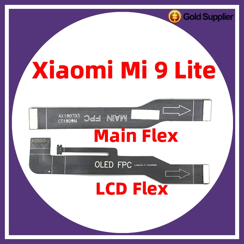Фото Для Xiaomi Mi 9 lite материнская плата ЖК материнская плата коннектор ЖК гибкий кабель Замена №1