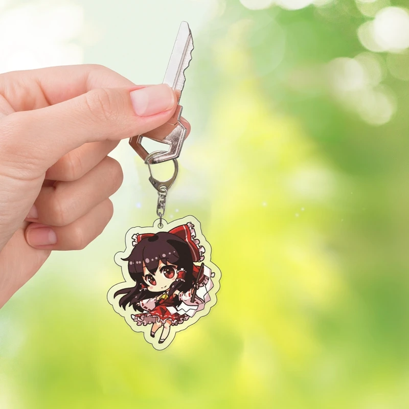 Кавайный проект Touhou подвеска для телефона версия Q аниме фигурки акриловые