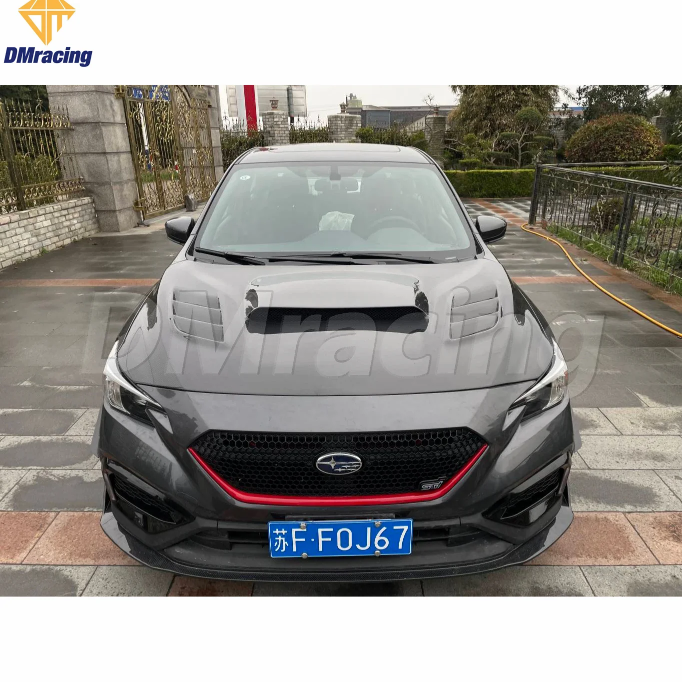 Передний спойлер из углеродного волокна MB Style для Subaru Impreza Wrx Sti Vbh 2022-2024