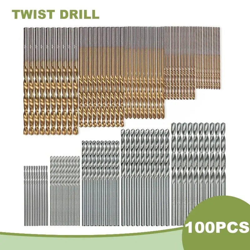 

Набор спиральных сверл Mr Drill 1-3 мм, 100 шт., титановое покрытие