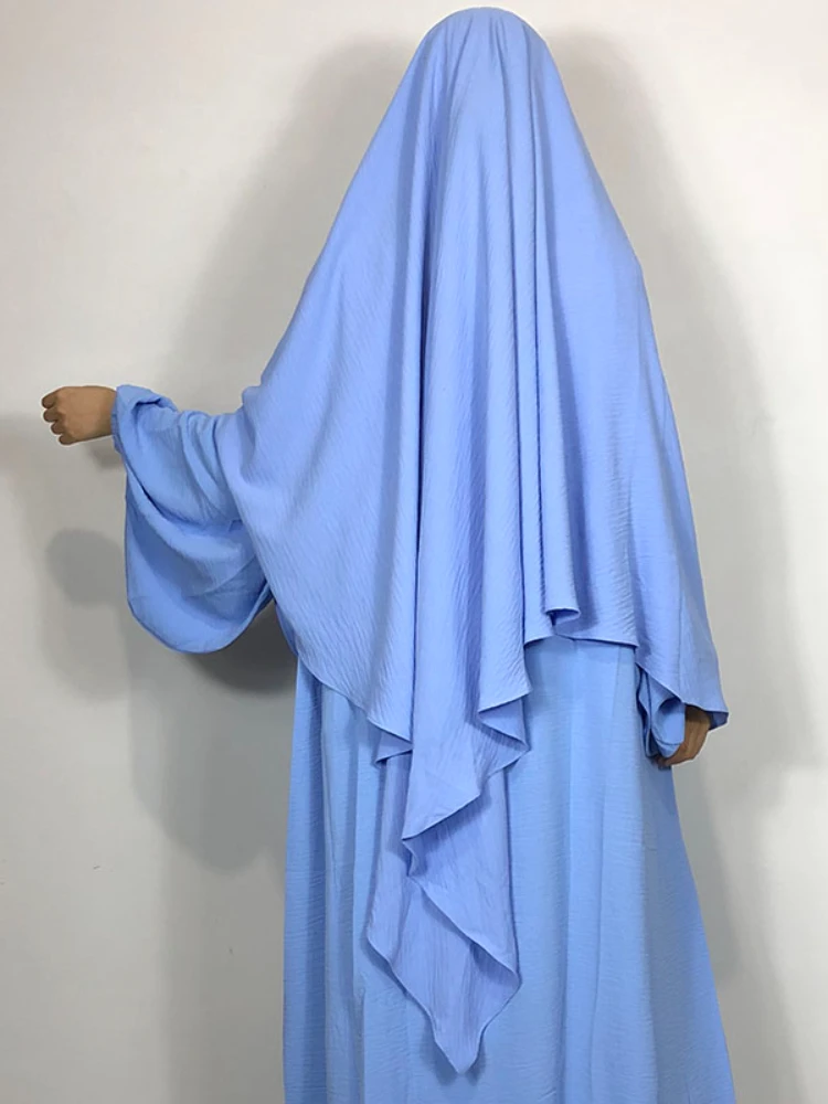 Ramadan Long Hijab Khimar Muslim Prayer Garment Women Abaya Hijabs Niqab Islamic Turkey Namaz Burka Musulman Eid Jilbab Djellaba