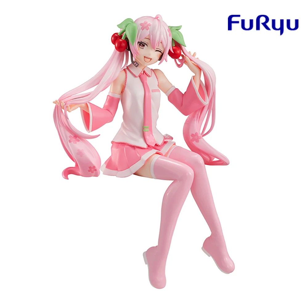 

Фигурка героя аниме Furyu Hatsune Miku Sakura Miku, оригинальная коллекционная игрушка, подарок для детей