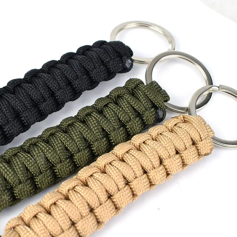 

1/2 шт., плетеные кольца для ключей для зонта