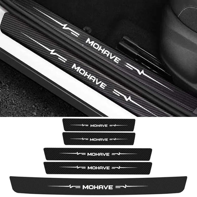 

Car Styling Door Sill Protective Film for Kia MOHAVE Logo Ceed Picanto Sportage Sorento Front Rear Threshold Stickers Decals