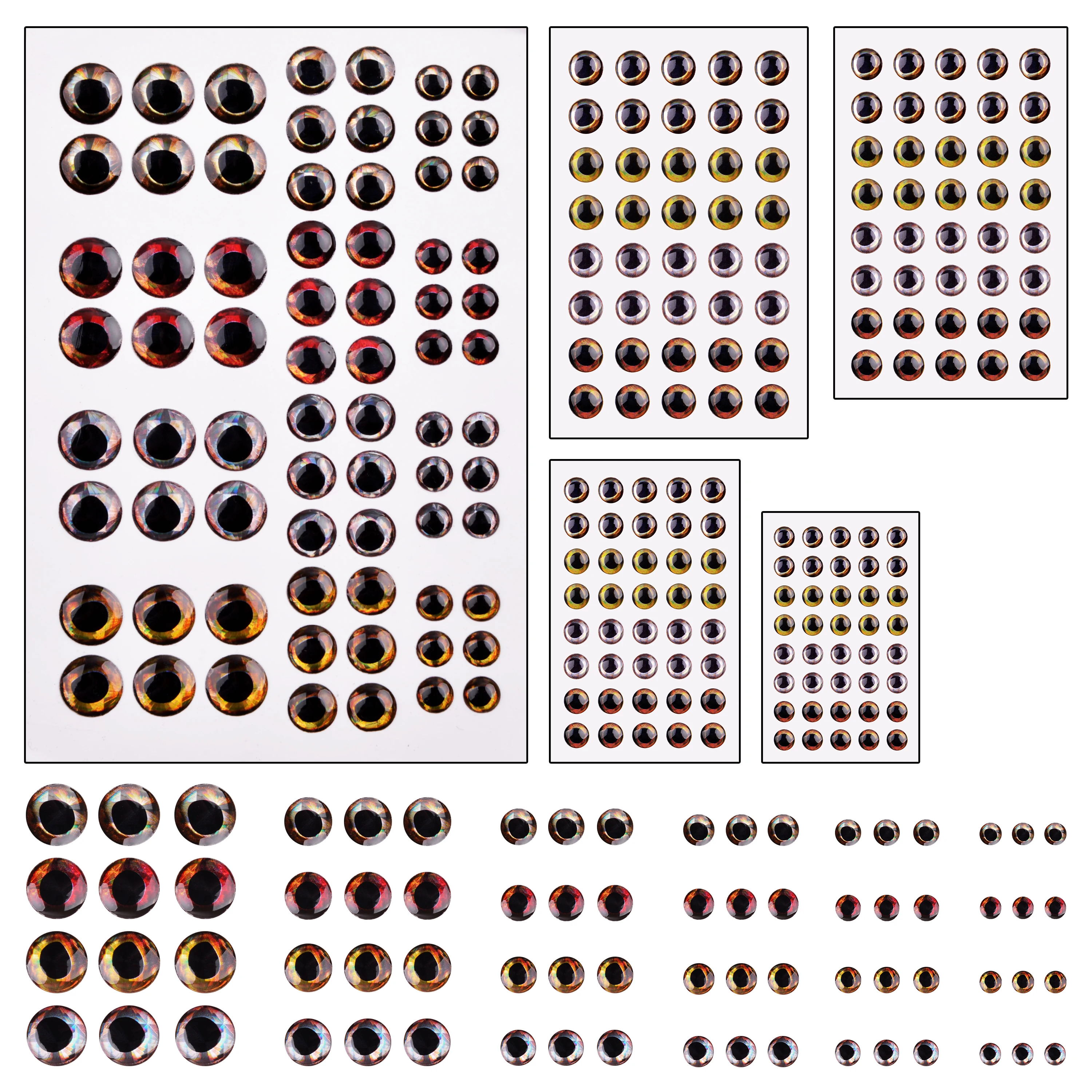 

360 шт., реалистичные искусственные голографические приманки для рыбной ловли