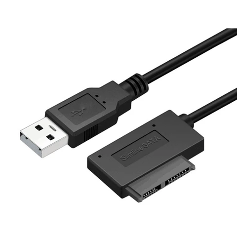 Кабель-адаптер PzzPss USB 2.0 на Mini Sata II 7+6 13Pin