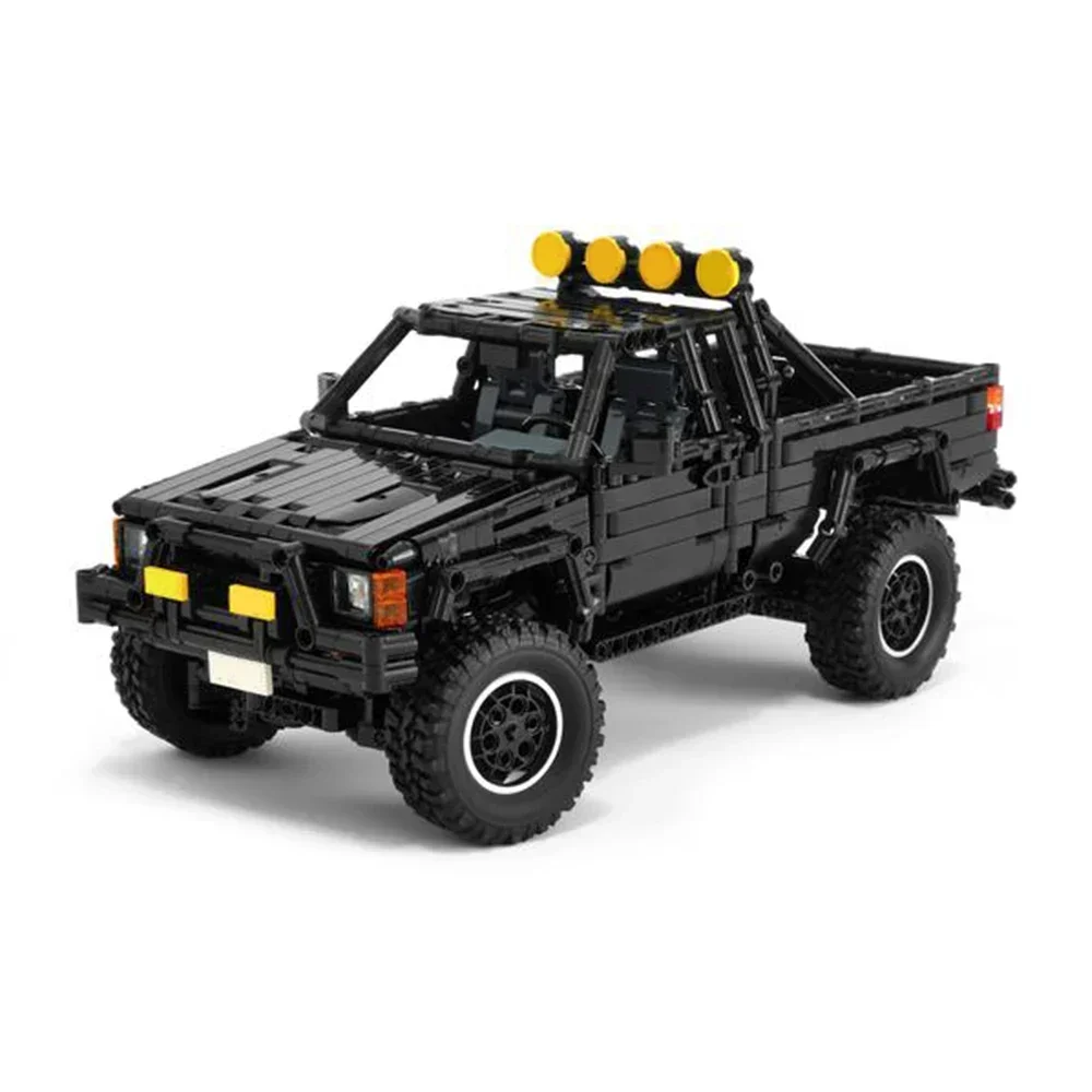 Gobrick MOC 4x4 SR5 Xtracab кирпичи для тележки Hilux пикап Назад в будущее строительные блоки