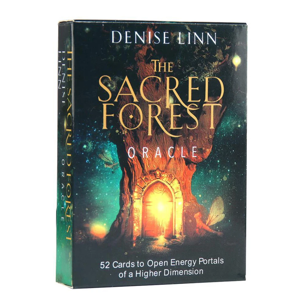

NEW The Sacred Forest Oracle Tarot Cards Mysterious Divination Deck Family Party Tarot Board Games