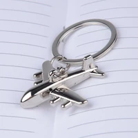 2022 fashion aircraft model keychain for men accessories outdoor key ring cute pendant metal keyring sonfather birthday gift