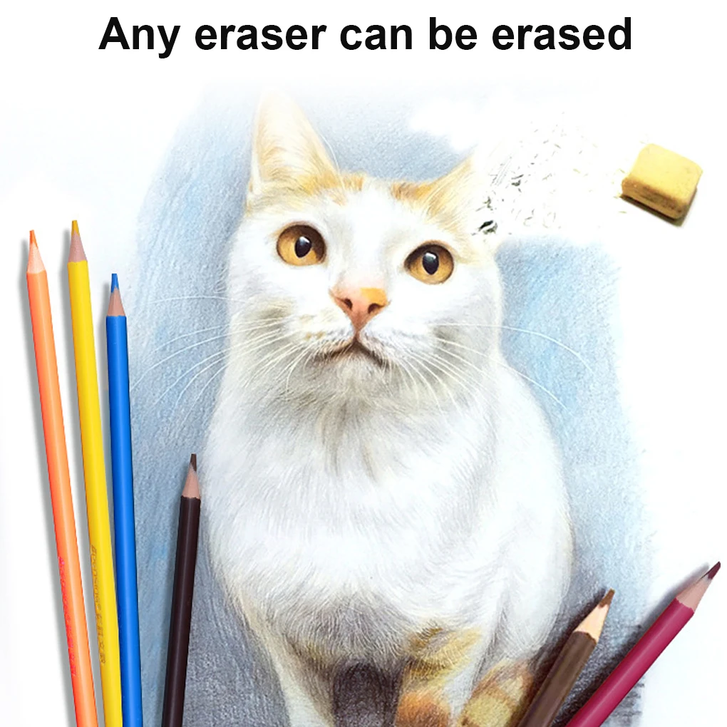 

Набор цветных ярких карандашей 6 цветов, портативные ранцы для студентов, домашняя и офисная Канцелярия для художников, инструмент для рисо...