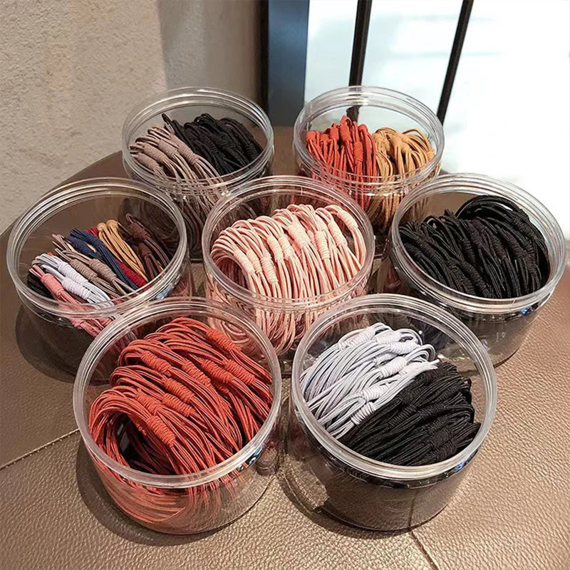 

New 20pcs Hair Bands Women Candy Color Elastic Rubber Band Hair Band Headband Scrunchie Hair Accessories for Hair Girl