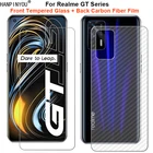 Для Realme GT 5G Neo Flash Master Neo2 Neo3 1 комплект = мягкая задняя пленка из углеродного волокна + высококачественное закаленное стекло для переднего экрана
